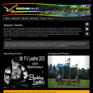 Freedom Valley Gay Campground - Where Men Camp