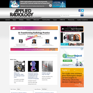 A complete backup of appliedradiology.com