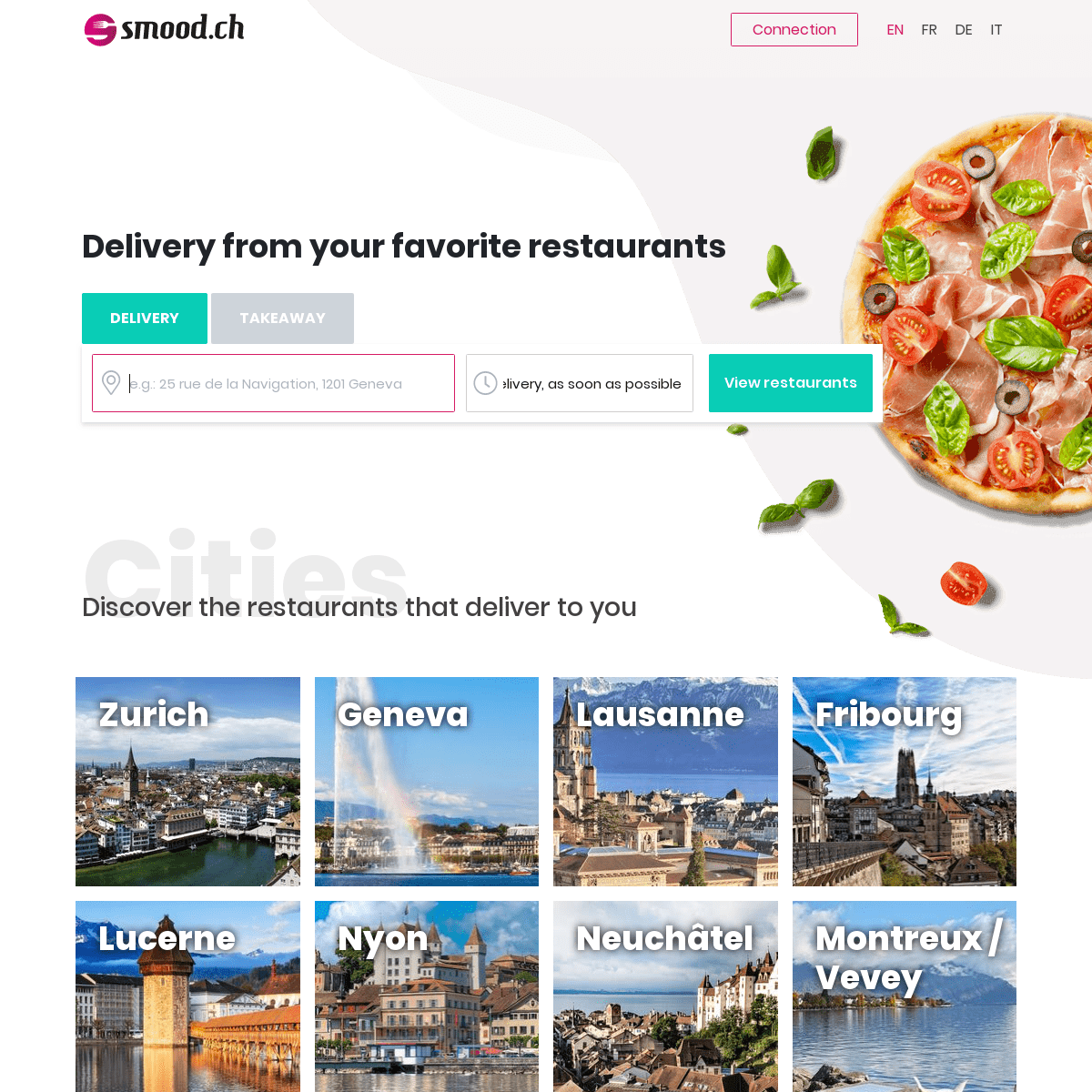 Home food delivery: Restaurants in Geneva, Lausanne, Zurich, Lugano, Fribourg | Smood