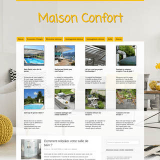 Maison Confort | Astuces maison, confort, jardin