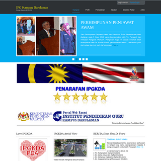 Portal Rasmi IPG Kampus Darulaman