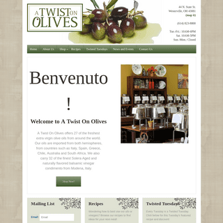 A Twist On Olives | Olive Oils & Vinegars | Westerville, Ohio