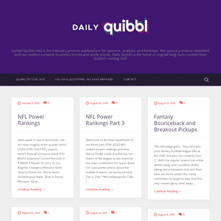 A complete backup of dailyquibbl.com