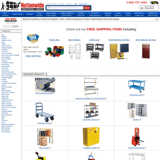 Dump Hoppers, Workbenches and More at Nationwide Industrial Supply | Nationwide Industrial Supply