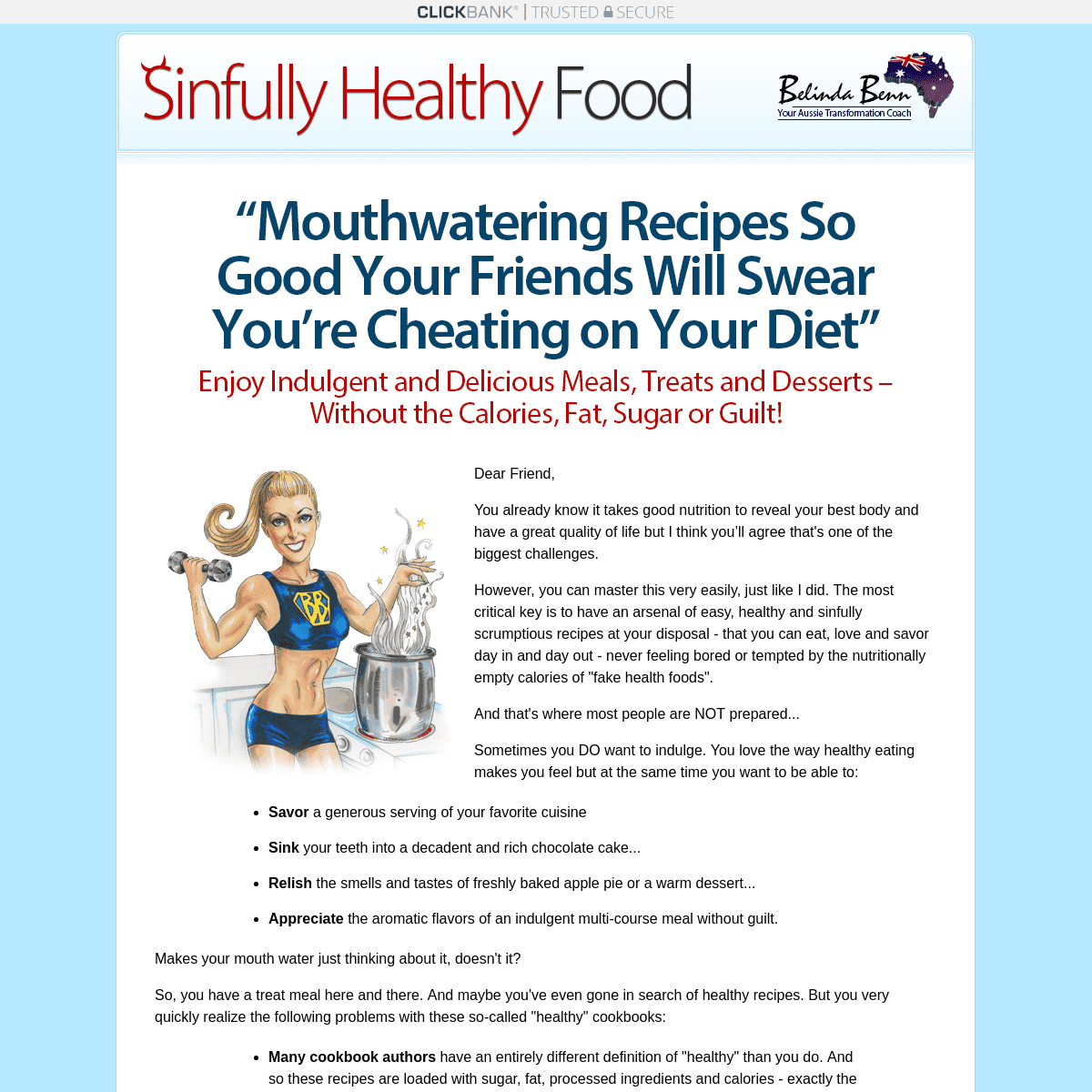 A complete backup of sinfullyhealthyfood.com