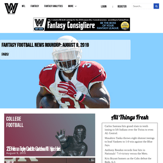  White Wolf | Sports. Fantasy Football. Entertainment. 