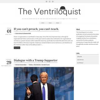 A complete backup of theventriloquist.us