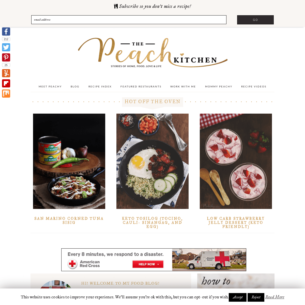A complete backup of thepeachkitchen.com