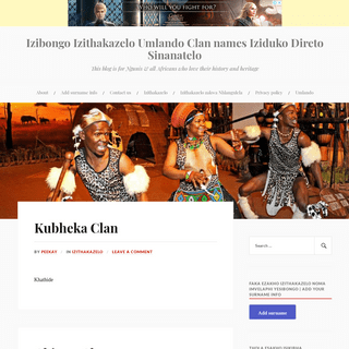 Izibongo Izithakazelo Umlando Clan names Iziduko Direto Sinanatelo – This blog is for Ngunis & all Africans who love their h