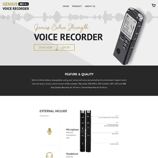 Genius voice recorder