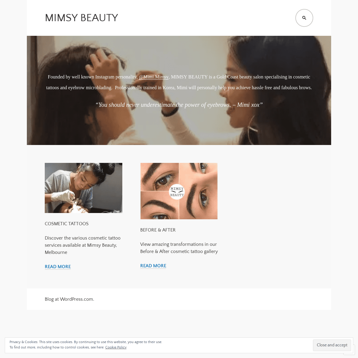 A complete backup of mimsybeauty.com