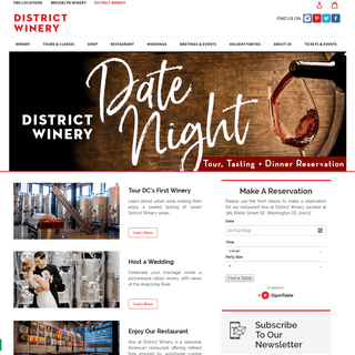 District Winery | Urban Winery, DC Wedding Venue and Restaurant