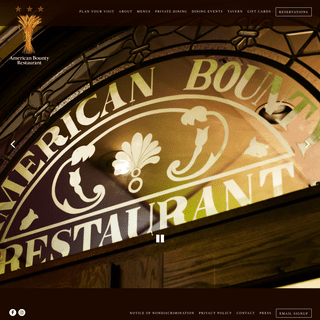 American Bounty Restaurant | Farm to Table Restaurant in Hyde Park, NY