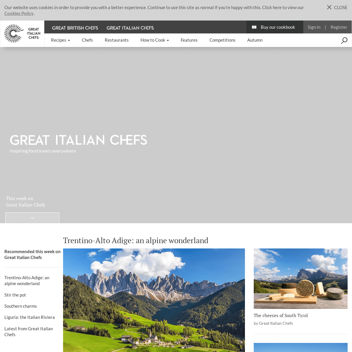 A complete backup of greatitalianchefs.com