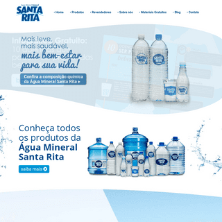 Home - Água Mineral Santa Rita - Água Mineral Santa Rita