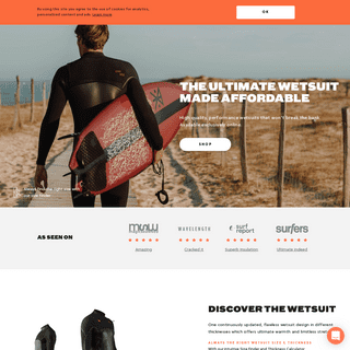 The Ultimate Wetsuit Made Affordable | SRFACE® | Online Wetsuit Shop