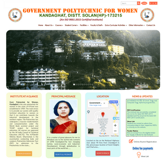 Home| Government Polytechnic for Women, Kandaghat