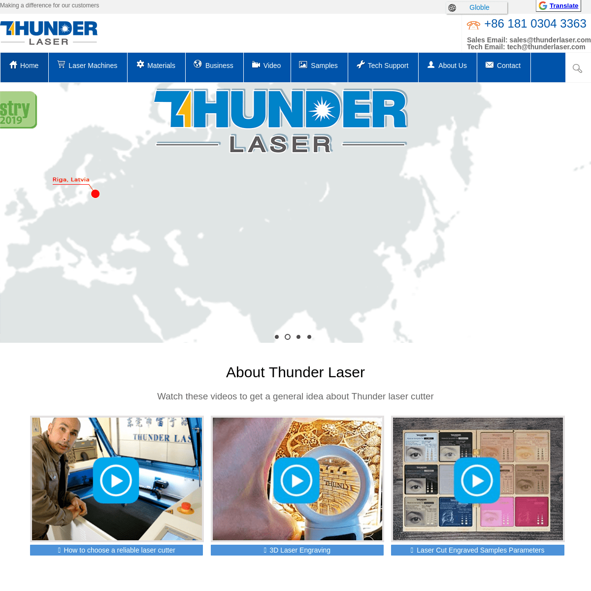 A complete backup of thunderlaser.com