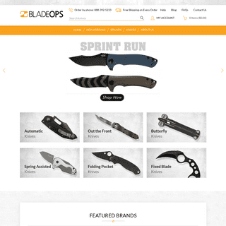 Premium Knives with Free Shipping | BladeOps