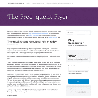 The Free-quent Flyer