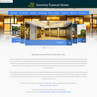 Serenity Funeral Home | Memphis, Tennessee