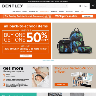 Bentley Leathers Official Website | Luggage, Backpacks, Handbags, Briefcases