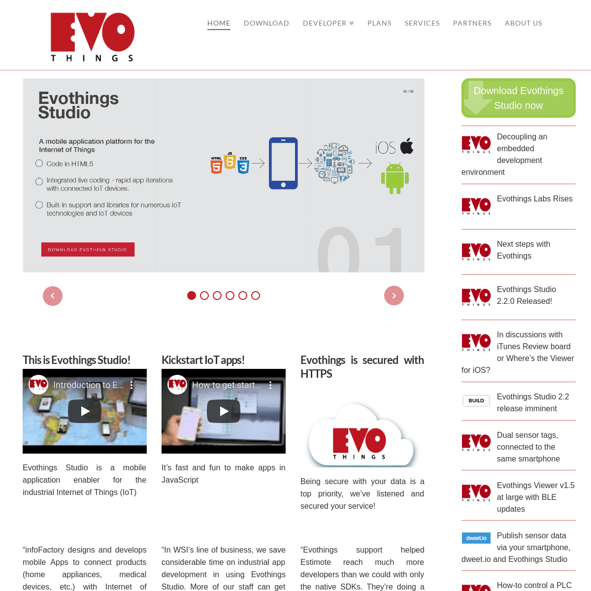 A complete backup of evothings.com