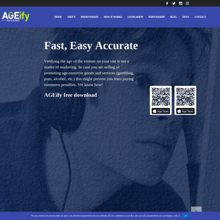 Simple, accurate and privacy preserving age verification - AGEify