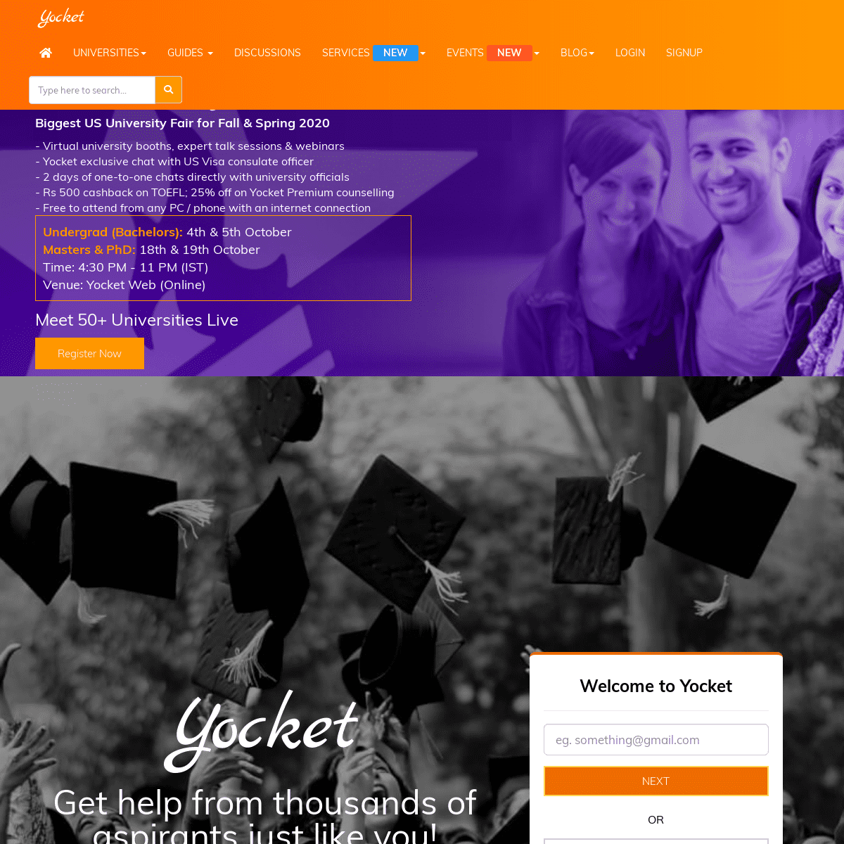Yocket | MS & Bachelors in US, Canada, Germany & more