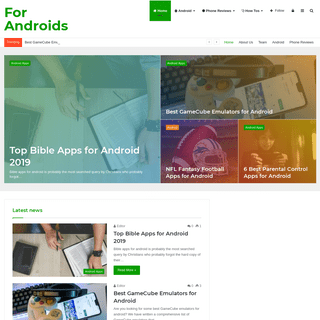 HomePage - For Androids