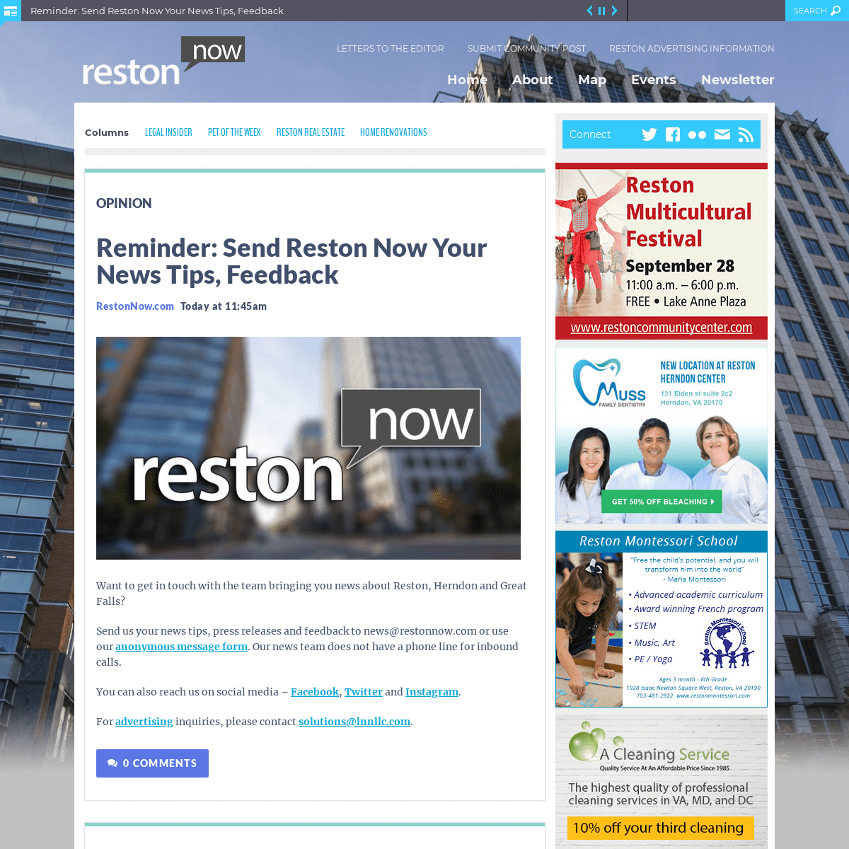 RestonNow.com - Reston, Va. News and Information