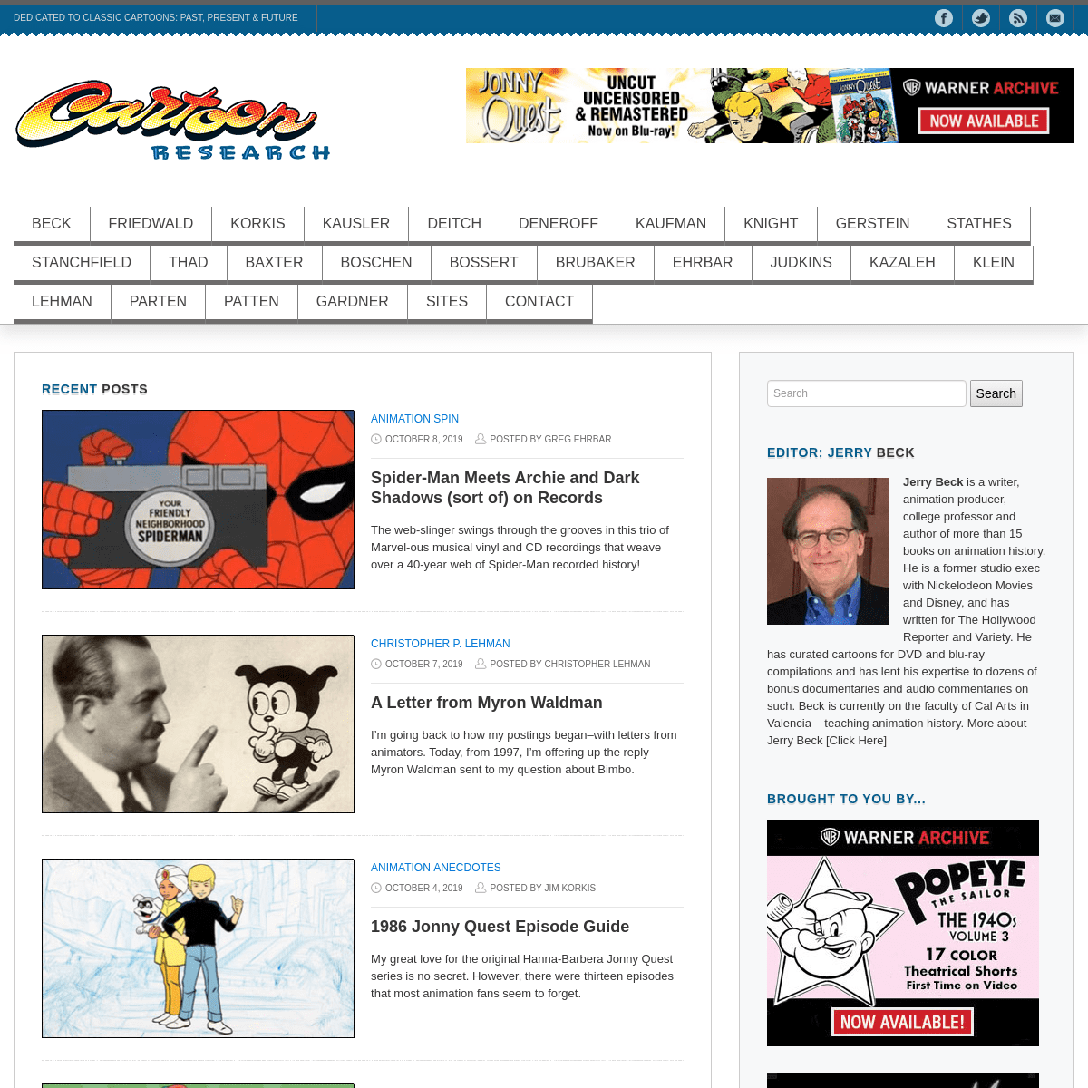 A complete backup of cartoonresearch.com