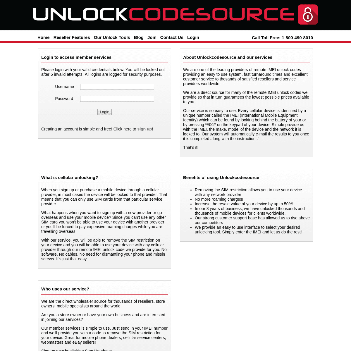 A complete backup of unlockcodesource.com
