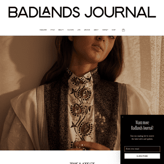 BADLANDS JOURNAL - Badlands Journal