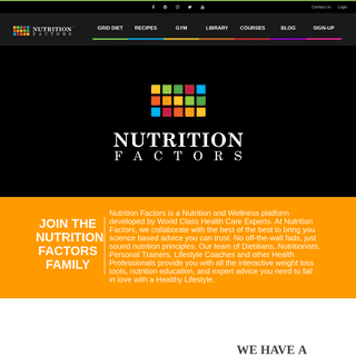 A complete backup of nutritionfactors.com