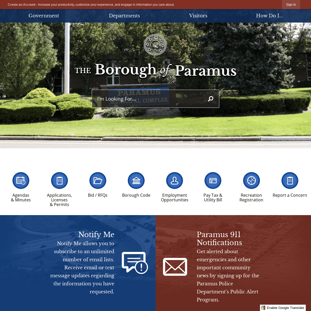 Paramus Borough, NJ | Official Website