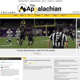 The Appalachian – The Student News Site of Appalachian State University