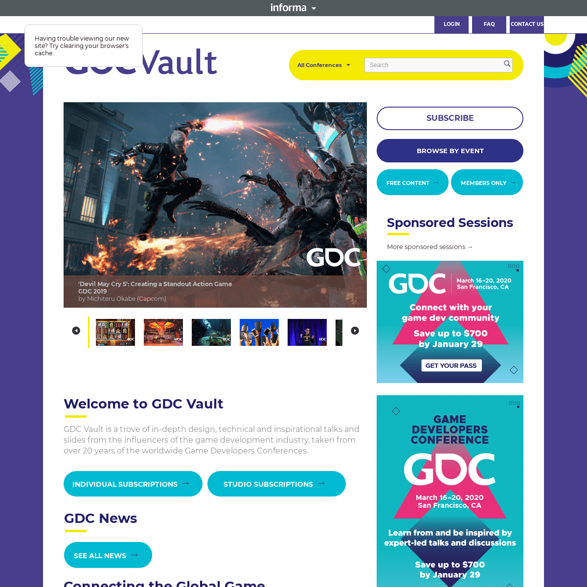 A complete backup of gdcvault.com