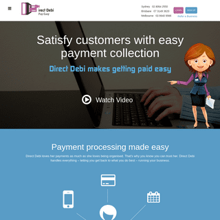 Direct Debi | payment processing made easy