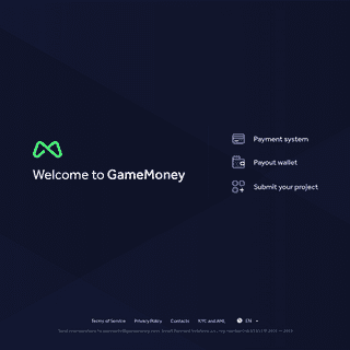 GameMoney — global payment system