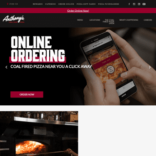 Anthony's Coal Fired Pizza - Home Page Anthony's Coal Fired Pizza