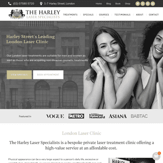 London Laser Clinic - Laser Hair Removal London | The Harley Laser Specialist