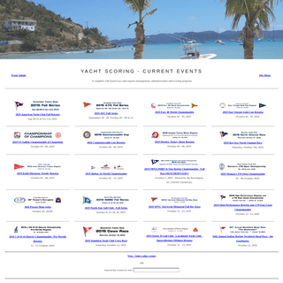 Yacht Scoring - A complete web based regatta management, administration and yacht scoring program