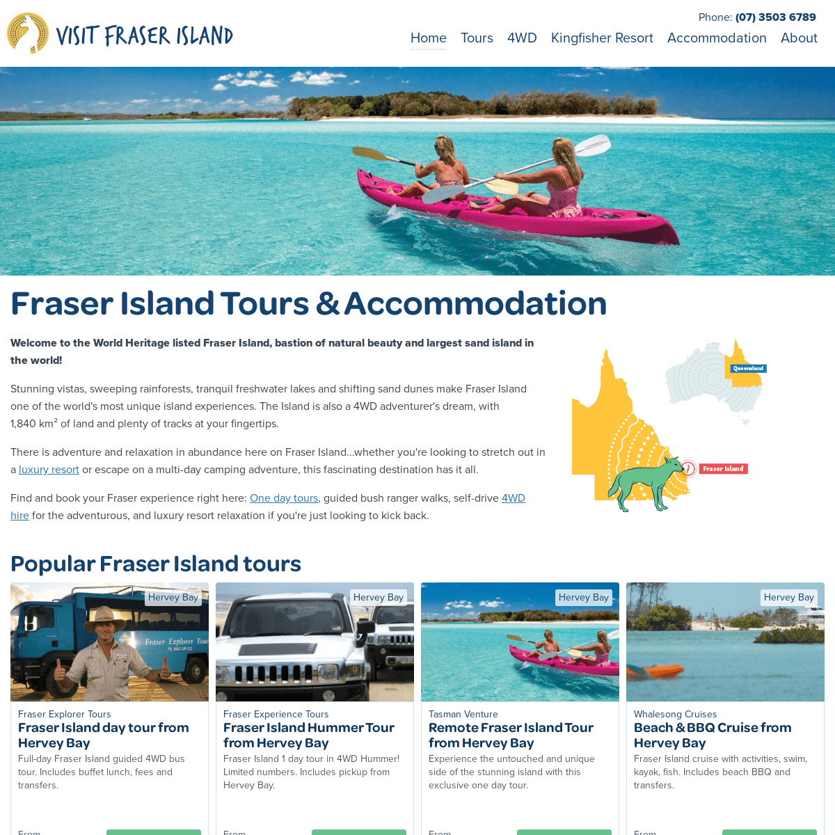 Fraser Island Tours & Accommodation | Visit Fraser Island