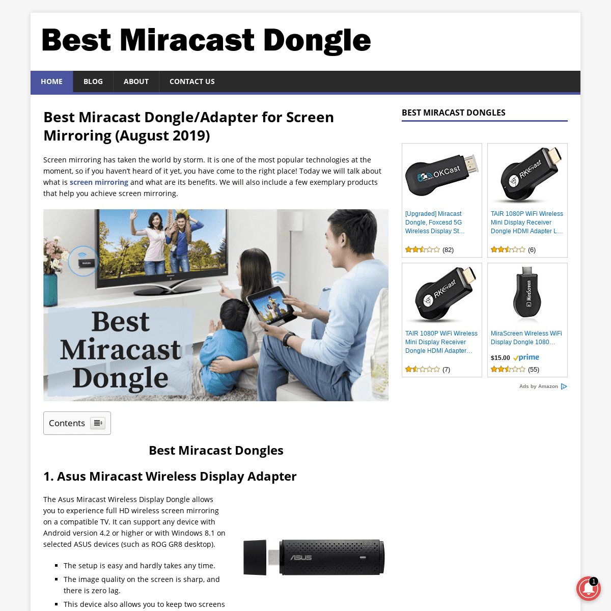 Best Miracast Dongle/Adapter for Screen Mirroring (August 2019)