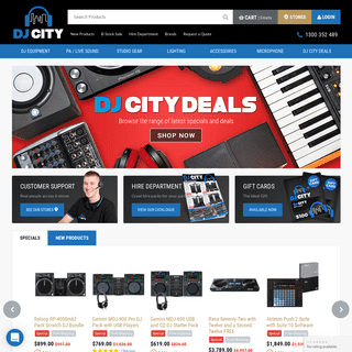 DJ Equipment & Studio Gear From Aus' Largest DJ Store | DJ City