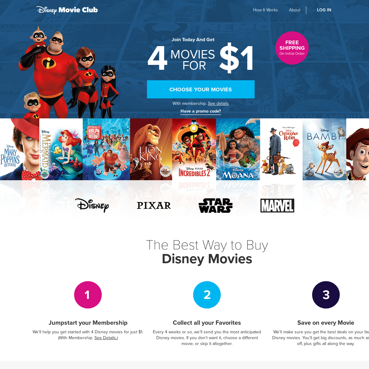 Disney Movie Club | Disney movies on Blu-ray, DVD & Digital Code