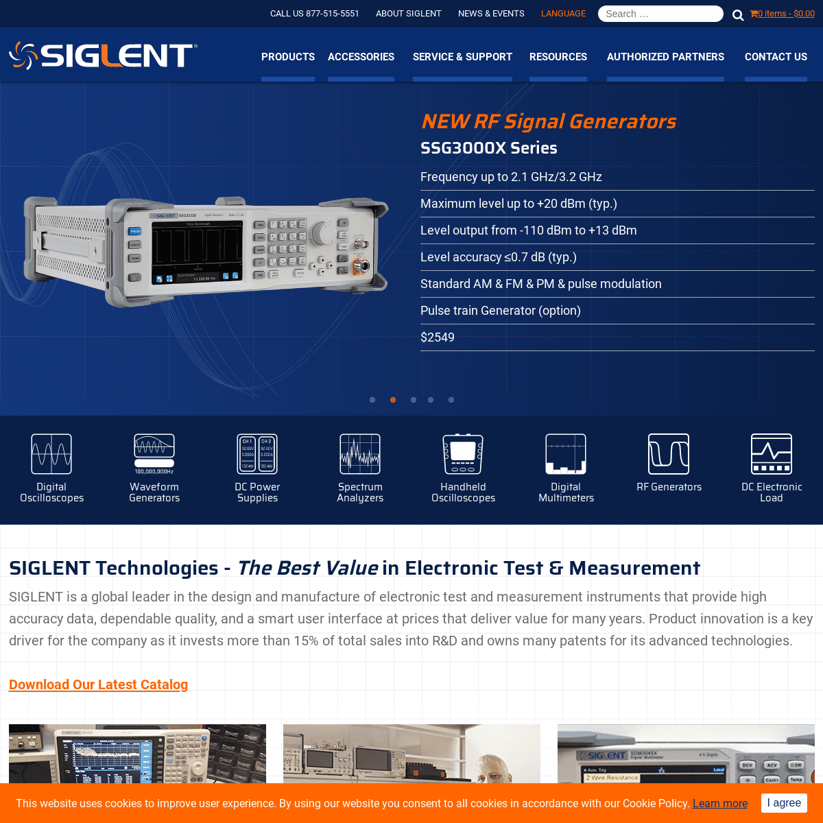 SIGLENT Technologies - Electronic Test and Measurement Instruments