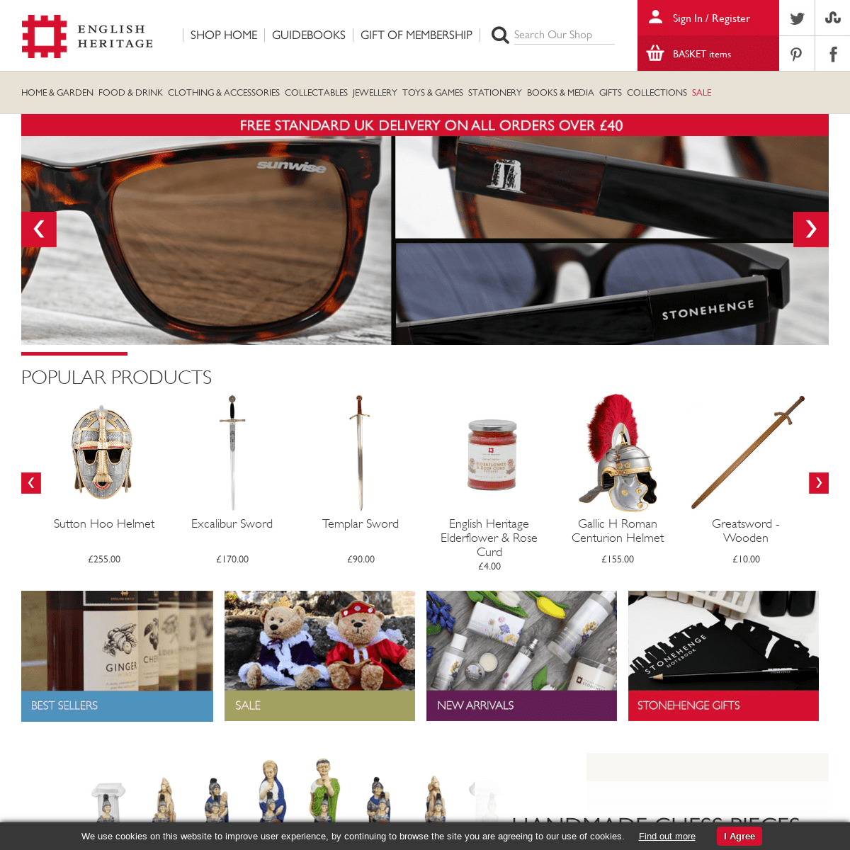 English Heritage Shop | Gifts, Gift Ideas, Souvenirs
