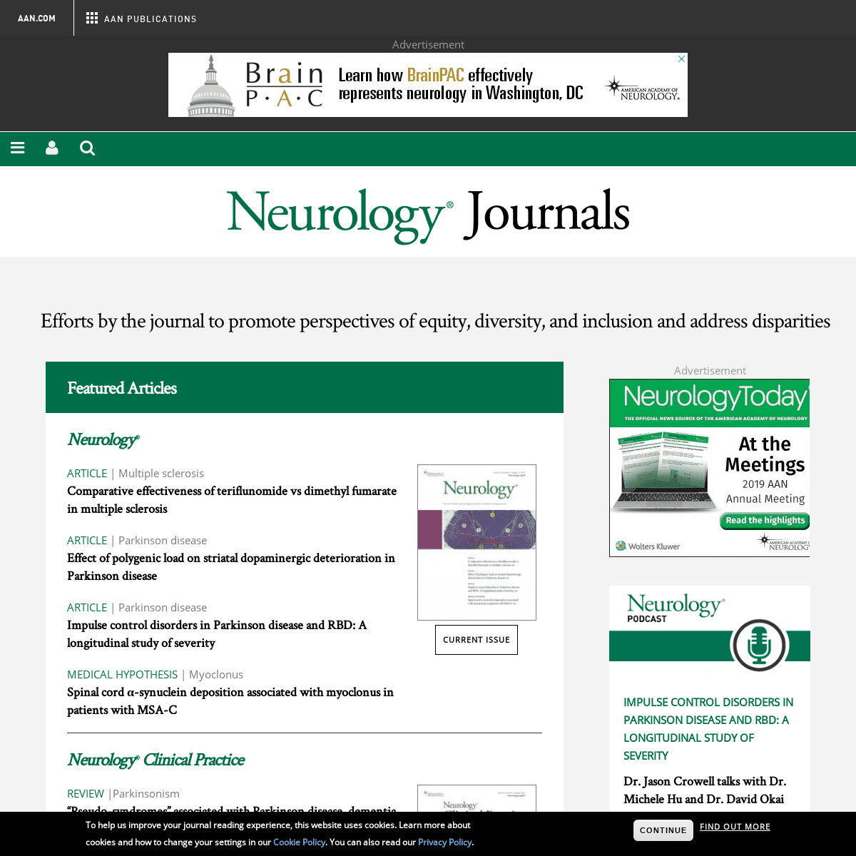 American Academy of Neurology Journals